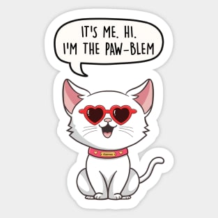 Anti-hero Taylor Swift Cat Sticker